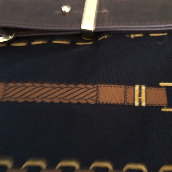 Micheal Kors size 14 black chain print skirt with self belt NWT - Picture 6 of 13